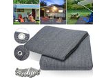 Jiubiaz Tenda Tappeto Campeggio Attrezzature Impermeabile Campeggio Tappeto Tenda Pavimento Tenda All'aperto Tarpaulin Picnic Coperta Tenda Pad Caravan 250X300Cm