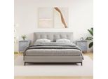 Maison Exclusive - Comodini 2 Pz. Grigio Cemento 40X30X50 Cm Materiale Ligneo