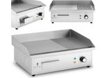 Elektrogrill, glatte, gerillte Grillplatte, 548 x 350 mm, 3000 W