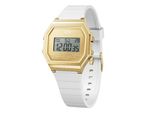 Ice Watch 022049 Ice Digit Retro S Orologio Da Donna In Silicone Data Bianco