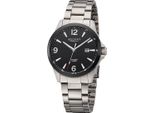 Regent Titan Herren Uhr Armbanduhr Quarz grau Titan-Uhren D2URF1298