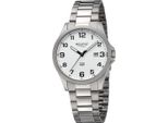 Regent Titan Herren Uhr Armbanduhr Quarz silber Titan-Uhren D2URBA777