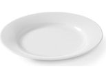 Piatto Optima In Porcellana Bianca, Diametro 300 Mm, Set Di 6 Pezzi. - Hendi 770894