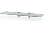 Jiubiaz Mensola Di Vetro Mensole A Muro Con Supporto Mensola Di Vetro Mensola Bagno Mensola Di Vetro Mensola Di Vetro Mensola Bagno Mensola Di Vetro Mensole Portaoggetti Mensole Di Vetro Smerigliato Mensola A Muro 60Cmx0,8Cm X10 Cm