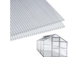 Yakimz 14X Lastre In Policarbonato A Doppia Parete 4Mm 10,25 M² Lastre A Doppia Parete Lastre Per Serre