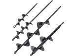 Vevor Trivella Da Giardino φ38Mm/47,5Mm/66Mm/77,6Mm Trivella Per Picchetti In Acciaio Pcm Per Punta Esagonale Da 3/8" (9,53Mm) Trivella Ideale Per Piantare E Mescolare I Semi"
