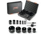 Set Di Seghe A Tazza Bimetalliche Vevor, Lame Per Seghe A Tazza Da 11 Pezzi, Accessori Per Foratrici Bimetalliche, Seghe A Tazza Professionali Per Forare Legno, Ferro, Plastica E Pvc, Ecc.
