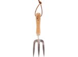 Esschert Design | Gartenwerkzeug - Forcone Da Giardino Con Manico In Legno - Acciaio Inossidabile - Ergonomico E Resistente