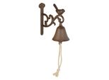 Esschert Design Campanello A Forma Di Uccello Marrone Antico - Ghisa