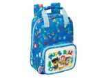 Zaino Scuola The Paw Patrol Pups Rule Blue 20 X 28 X 8 Cm