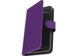 Custodia Universale Flip Cover, Con Portafoglio Per Smartphone Di Taglia Xl - Viola