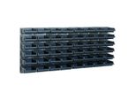 Raaco Pannello A Parete X2 Con 48 Cassette Di Sicurezza 181204