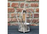 Exner | Fioriera Crown - 30X20 Cm - Metallo - Decorazione Vintage - Stile Rustico - Per Giardino E Balcone