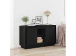 Vidaxl Credenza Look Rovere Nero 102 X 35 X 60 Cm Materiale A Base Di Legno