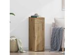 Vidaxl Credenza Artigianale In Rovere 30 X 42,5 X 93 Cm Materiale A Base Di Legno