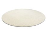 Tappeto Moderno Lavabile Latio 71351056 Cerchio Crema Beige Ruota 80 Cm