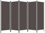 Syfax™ Paravento A 5 Pannelli Antracite 250X180 Cm