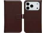 Custodia Per Iphone 17 Pro - Vera Pelle - Selencia Flip Flap - Marrone