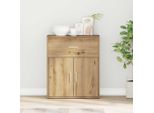 Design New Vetrinetta Credenza Rovere Artigianale 60 X 31 X 70 Cm Materiale Legno - Cassettiere Mobili2025 CHY9585367 1Pacco
