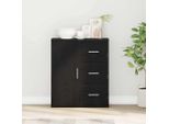 Stabli MöBel Vetrina Credenza Rovere Nero 60 X 31 X 70 Cm Materiale A Base Di Legno - Cassettiere CC8800924 1Pacco