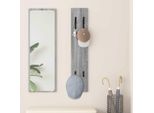 Pratico Appendiabiti Da Parete Grigio Sonoma 20 X 1,5 X 100 Cm - Mensole Da Parete ,Mobili Di Design 4647504 1Pacco