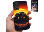 Custodia Per Samsung Galaxy A53 5G - Monstertruck, Camion, Disegni + Vetro
