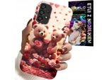 Custodia Per Samsung Galaxy A23 5G - Orsacchiotti, Ti Amo, Cuori Tanti Design Per La Custodia