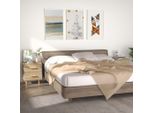 The Living Store Comodini 2 Pezzi Rovere Sonoma 40X35X47,5 Cm