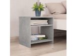 Maison Exclusive - Comodino Grigio Cemento 40X30X40 Cm Materiale Ligneo