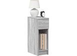 Maison Exclusive - Comodino Con Cassetto Grigio Sonoma 20X36X60 Cm