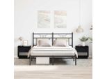 Vidaxl Comodino 2 Pezzi Rovere Nero 45 X 34 X 44 Cm Materiale A Base Di Legno