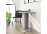 The Living Store Tavolo Da Bistrot Grigio Sonoma 60X60X75 Cm In Materiale Ligneo