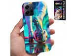 Custodia Per Xiaomi Note 12 4G - Giocatori Di Calcio + Vetro