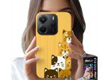 Custodia Per Xiaomi Note 14 4G - Gatto D'amore, Disegni Con Gatti, Custodia + Vetro