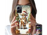 Custodia Per Xiaomi Note 12 4G - Renna, Motivi Natalizi + Vetro