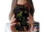 Custodia Per Xiaomi Note 11 Pro - Renna, Fiocco Di Neve, Albero Di Natale + Vetro