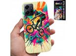 Pouzdro Pro Xiaomi Nota 12 4G - Biciclette Bmx Trucchi Stunt Sport + Sklo
