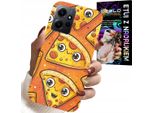 Pouzdro Pro Xiaomi Note 12 4G - Sweet Smiling Pizzas Case + Sklo