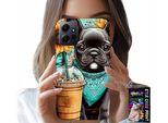 Pouzdro Pro Xiaomi Note 12 4G - Buldog Coffi Love, Girasoli, Custodia Psi