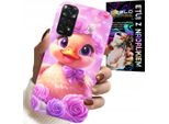 Custodia Per Xiaomi Note 11 / 11S - Simpatica Anatra, Anatra Su Sfondo Rosa