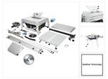 Set Festool Tks 80 Ebs Sega Circolare Da Tavolo 2200 Watt 254 Mm ( 575828 ) + Lama Circolare Speciale TF80 A ( 575978 ) + 1X Cartuccia KT-TKS 80 ( 575851 )