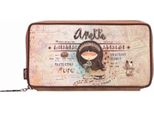 Anekke Portafoglio Menire Passport Wallet Multicolor Multicolore