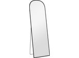 Specchio A Figura Intera Fortuna Lai 1615 X 50 Cm Specchio Da Terra Con Cornice In Lega Di Alluminio Per Soggiorno E Camera Da Letto Nero