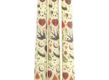 Something Different - Candela Conica Stampata "Midnight Bloom"" (Confezione Da 3) SD10671 (Taglia Unica) (Colore Crema)"