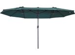 Ombrellone Fortuna Lai Ombrellone Da Giardino Ombrellone Da Mercato Ombrellone Doppio Ombrellone Da Terrazza Con Manovella Verde Scuro Ovale 460 X 270 X 240 Cm