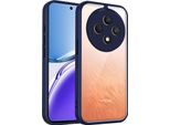 Custodia Per Oppo F27 Pro/F27 Pro+ Cover Posteriore Trasparente Con Cornice In Tpu, Antiurto Blu