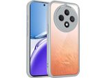 Custodia Per Oppo F27 Pro/F27 Pro+ Cover Posteriore Trasparente Con Cornice In Tpu, Antiurto Grigio