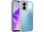 Custodia Per Oppo A77 5G/A57 4G/A57 5G Cover Posteriore Trasparente Con Cornice In Tpu, Antiurto Grigio