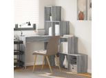 Maison Exclusive - Scrivania Ad Angolo Grigio Sonoma 101,5 X 149,5 X 149,5 Cm