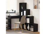 Maison Exclusive - Scrivania Ad Angolo Rovere Nero 101,5 X 149,5 X 149,5 Cm